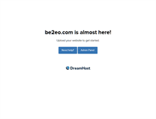 Tablet Screenshot of be2eo.com